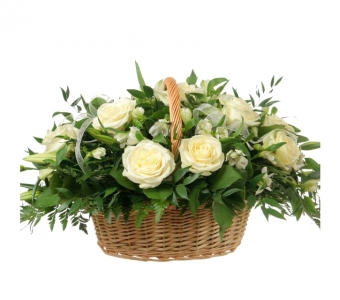 корзина с розами