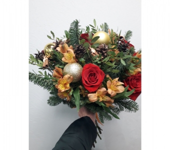 Новогодний букет к празднику